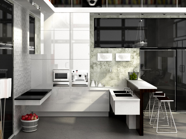 15 Appealing White Kitchen Designs | Home Design Lover