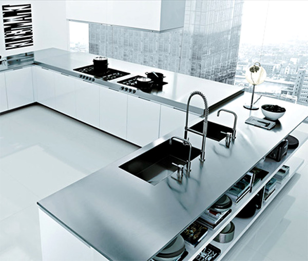 Highrise Contemporay Kitchen