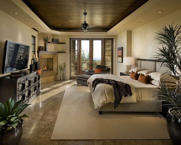 Wide Masters Bedroom Design