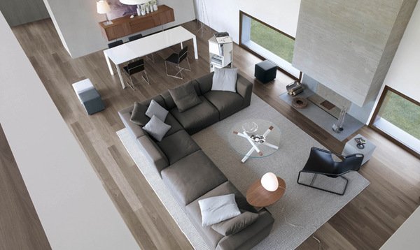 Cool Contemporary Living Room Design