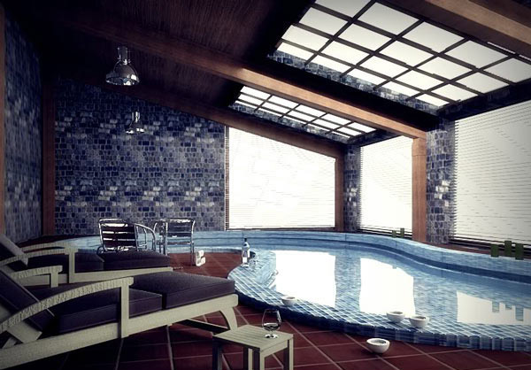 Luxurious Indoor Pool Design