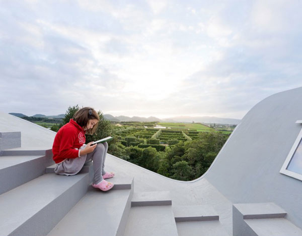 rooftop stairs