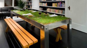Get a Rural Picnic in an Urban Home with PicNYC Table