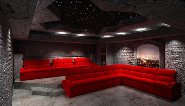 Contemporary Home Theater