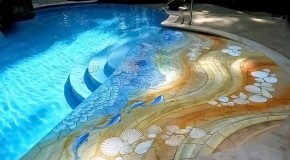 Amazingly Beautiful Pool Mosaic Ceramic Tiles from Craig Bragdy Design