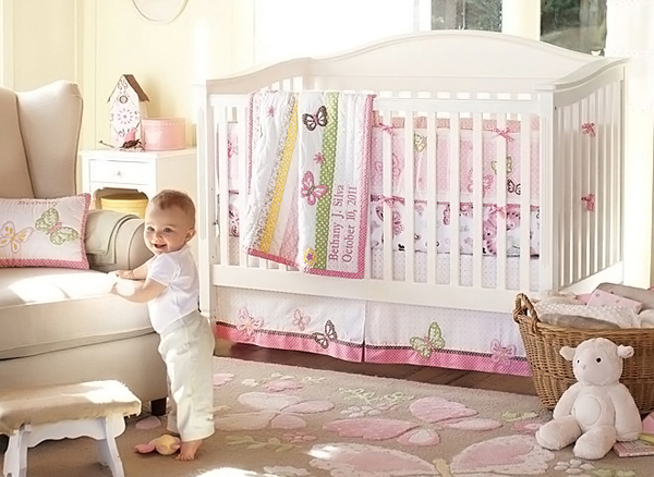 Pink Nursery Room Design