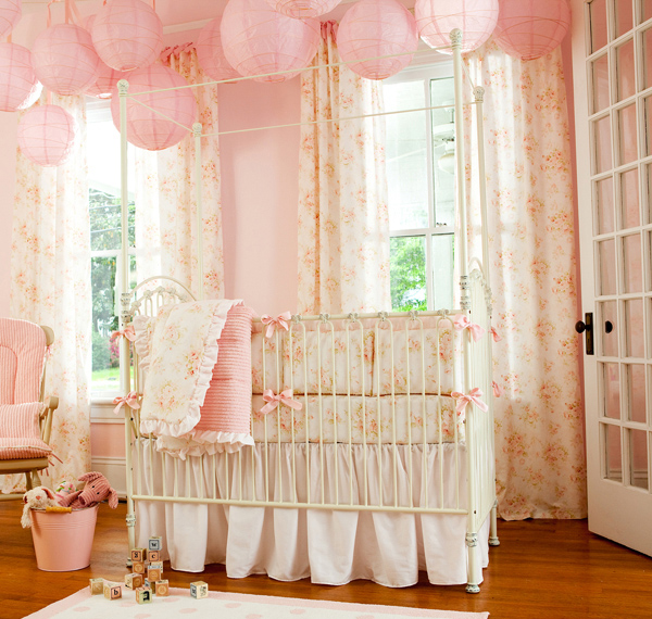 Shabby Chenille Pink Nursery