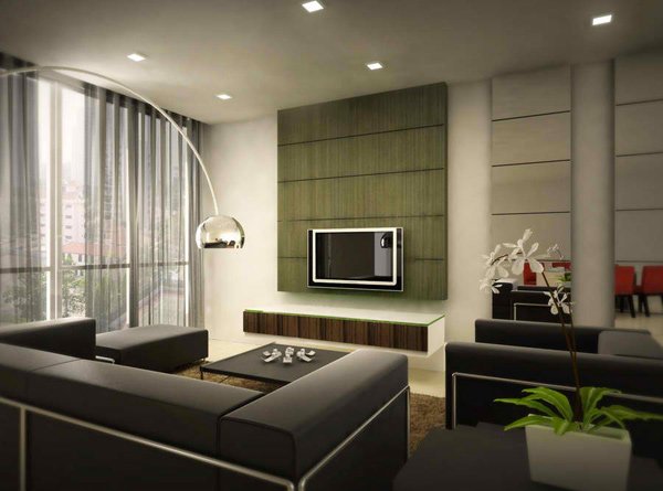 20 Modern Contemporary Black and White Living Rooms | Home Design ...