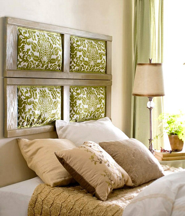 Upholstered Shutter Headboard