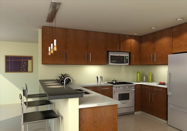 kitchen brown