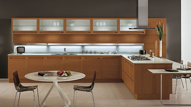 kitchen design by wood