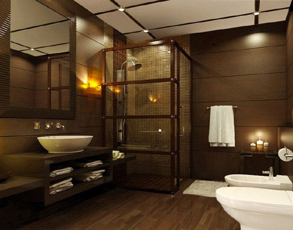 Wooden Bathroom