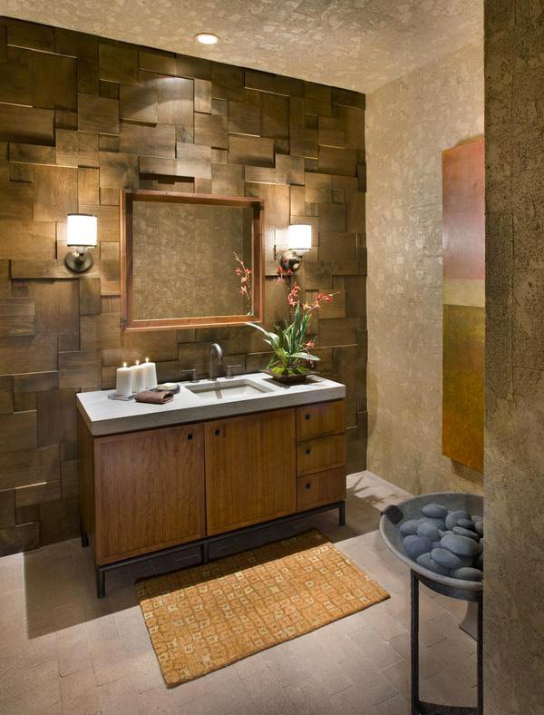 rustic wall treatment