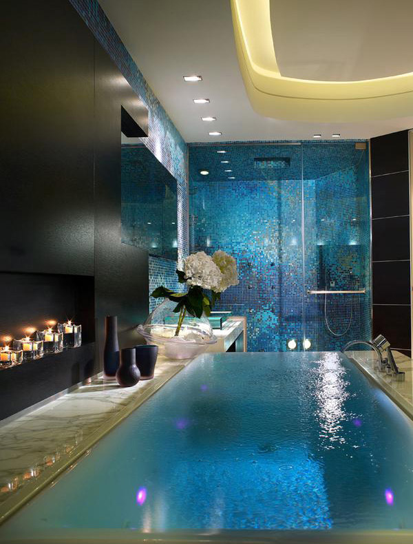 chromatherapy infinity tub