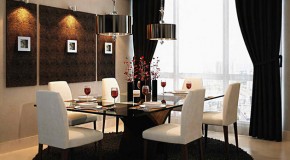 20 Gorgeous Black and White Dining Areas For Your Home