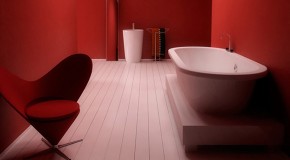 15 Stunningly Hot Red Bathroom Designs