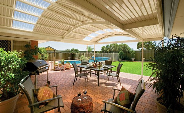 Curved Roof Pergola