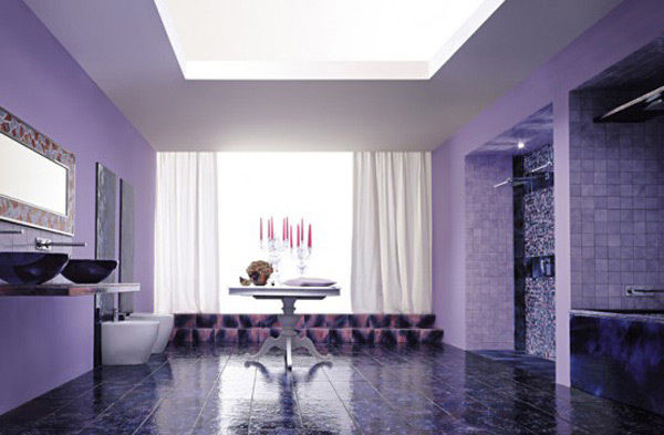 Purple Bathroom