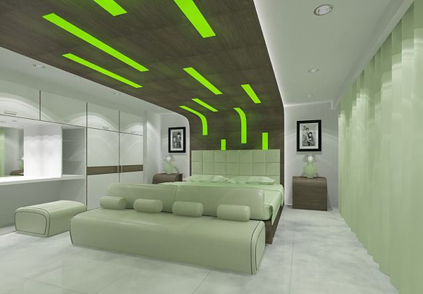 The Green Style Bedroom