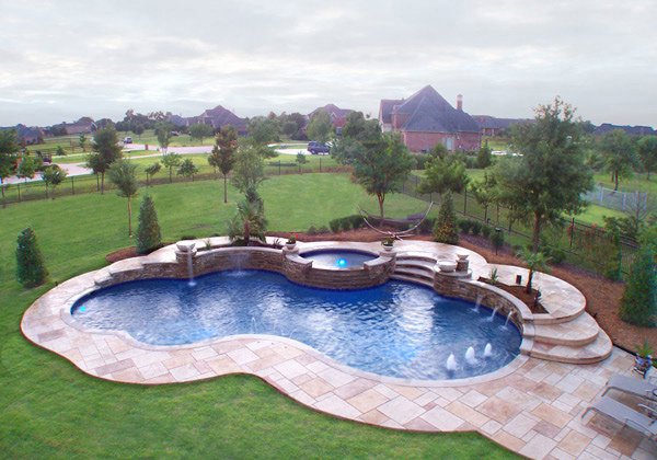 garden design kingston Free Form Pool Designs | 600 x 450