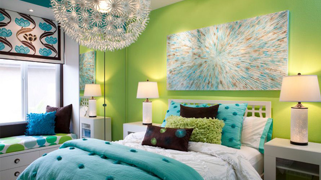 Green Teen Bedrooms 2