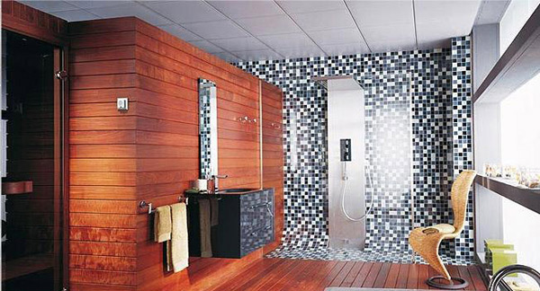 black and white tiles