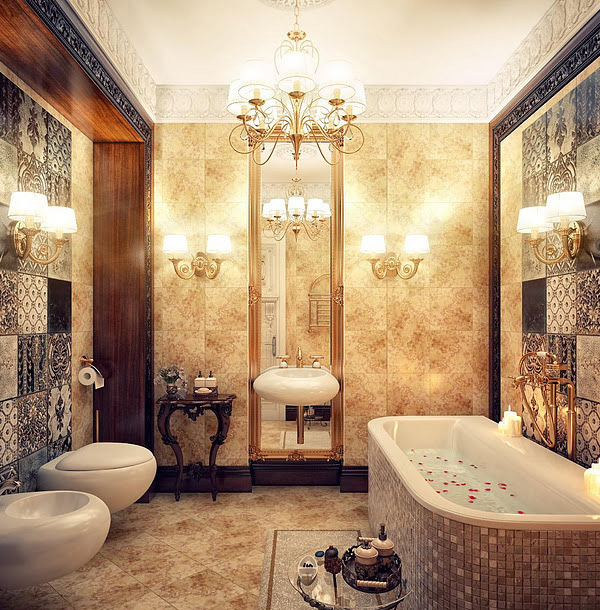 mosaic tiles Luxurious Bath