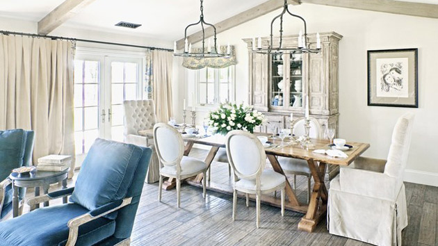 15 Pretty and Charming Shabby Chic Dining Rooms | Home Design Lover