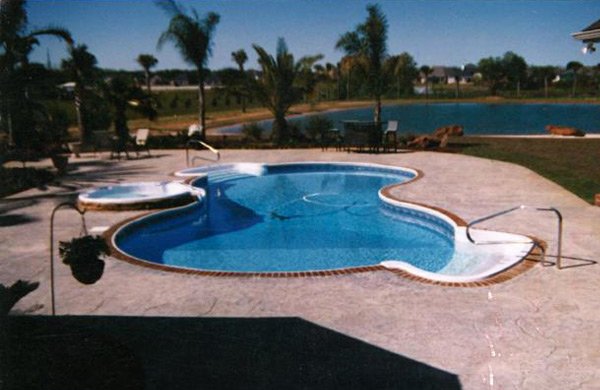 Figure 8 Pools at Night