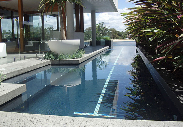 inground lap pool designs