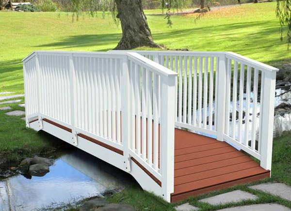 Straight Spindle Rail Pedestrian Bridges