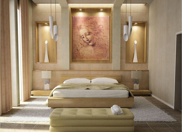 Earthy bedroom designs