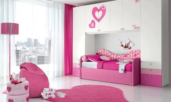 Heart Themed Bedroom designs