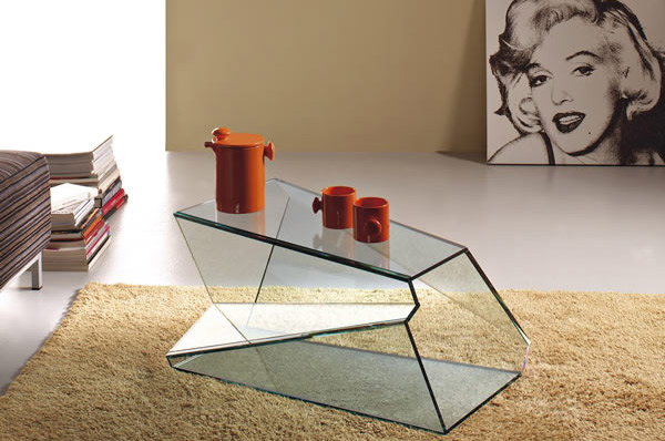 glass coffee table 