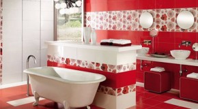 15 Lovely Bathrooms with Decorative Wall Tiles