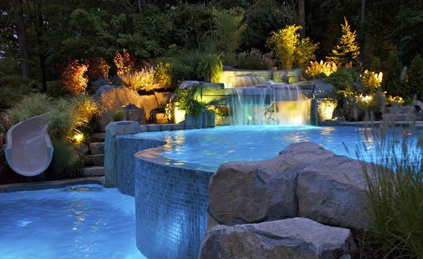 15 Pool Waterfalls Ideas for Your Outdoor Space | Home Design Lover