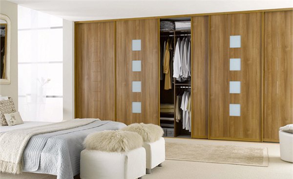 15 Bedroom Wardrobe Cabinets with Wooden Finishes | Home Design Lover