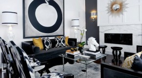 15 Stunning Living Rooms with Black Motifs