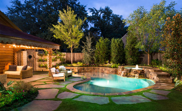 Eclectic Backyard Pools