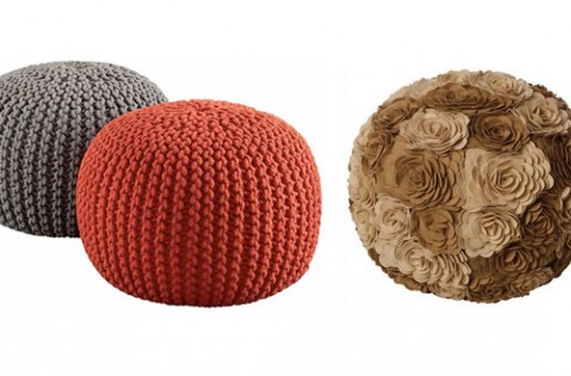 15 Cute Round Pouf Seats