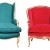 15 Antique Wingback Chairs in Plain Colors