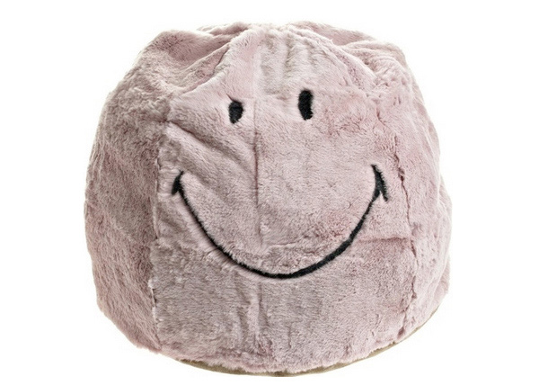 smiley pouf