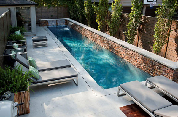 smallest lap pool size