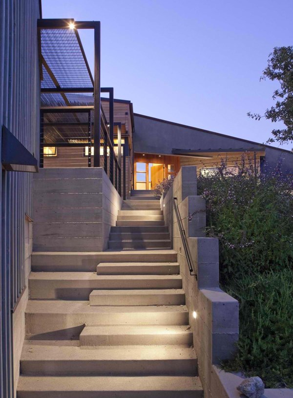 15 Concrete Exterior Staircase Design | Home Design Lover