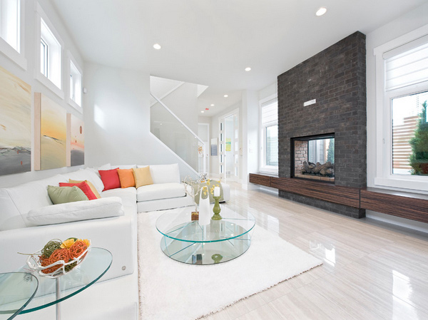15 Classy Living Room Floor Tiles | Home Design Lover