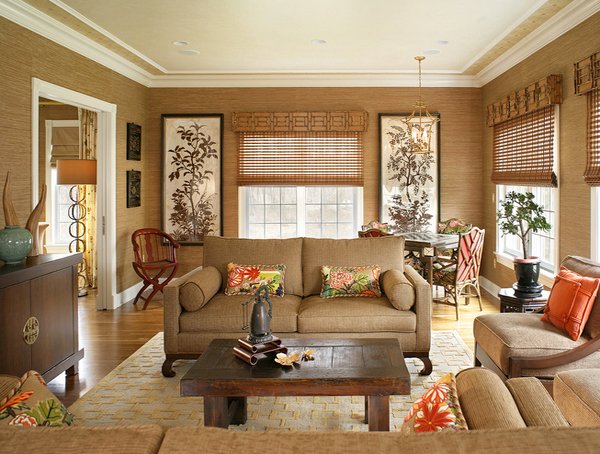 15 Relaxing Brown and Tan Living Room Designs | Home Design Lover