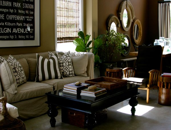 15 Relaxing Brown and Tan Living Room Designs | Home Design Lover