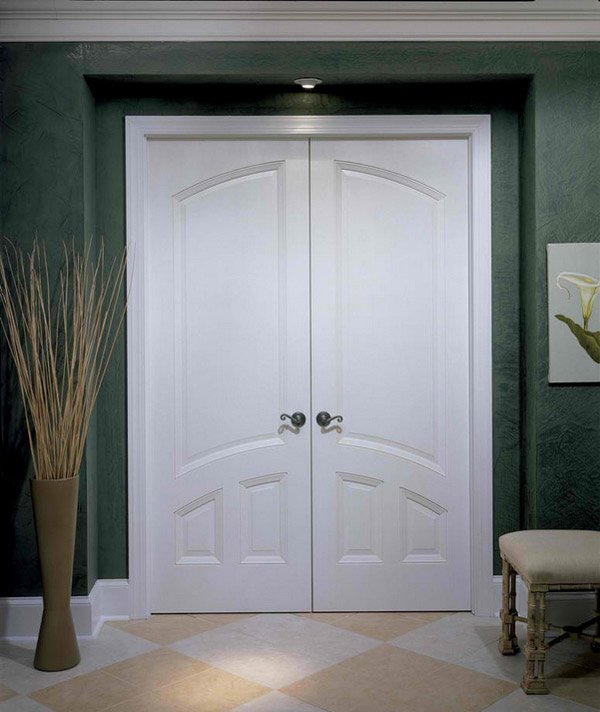 double interior door