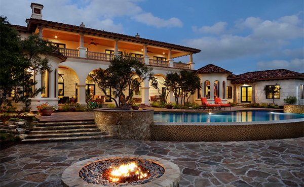 Spanish Oaks Hacienda Landscape