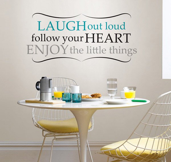 Laugh Out Loud Dining Wall